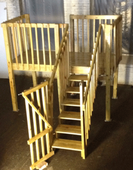 8 ft. x 12 ft. Connect-a-Deck and Entry Steps