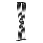 Contour Vertical Anthracite Wall-Mounted Curved Radiator - 1775 x 450mm