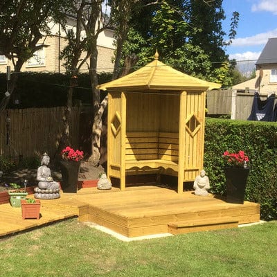 Corner Arbour - 4ft x 4ft (Pressure Treated)