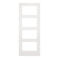 Coventry White Primed Glazed Internal Door - All Sizes