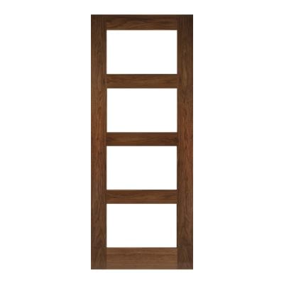 Coventry Walnut Prefinished Glazed Internal Fire Door FD30 - All Sizes