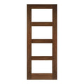Coventry Walnut Prefinished Glazed Internal Door - All Sizes