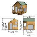 Crib Playhouse - 7ft x 8ft