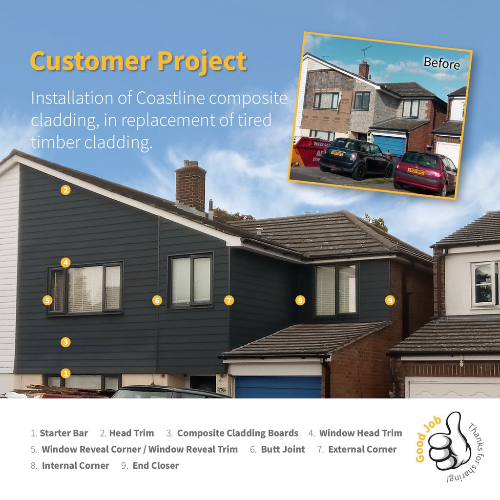 Coastline Composite Cladding Board