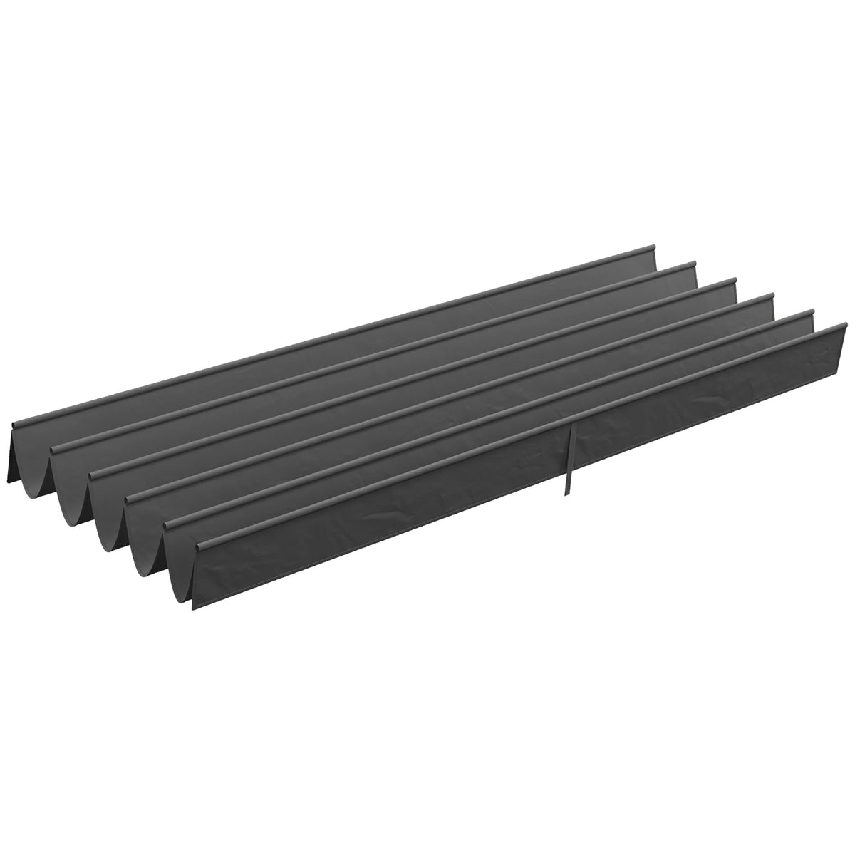 Retractable Replacement Pergola Canopy for 10' x 13' Pergola, Dark Grey