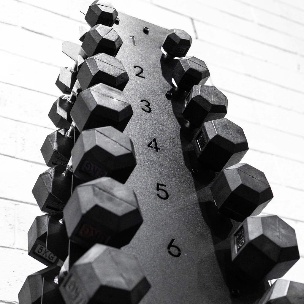 Premium 10 Pair Hex Dumbbell Rack