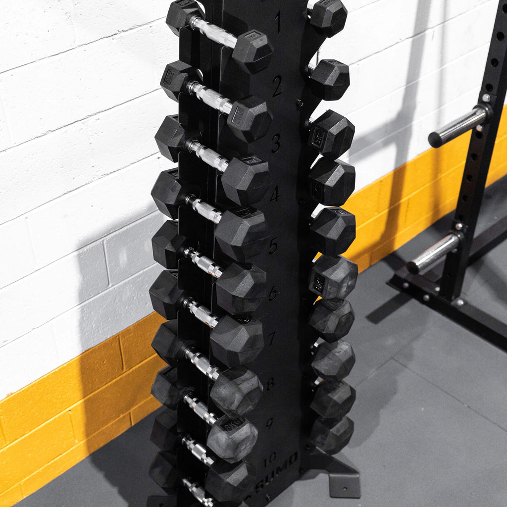 Premium 10 Pair Hex Dumbbell Rack