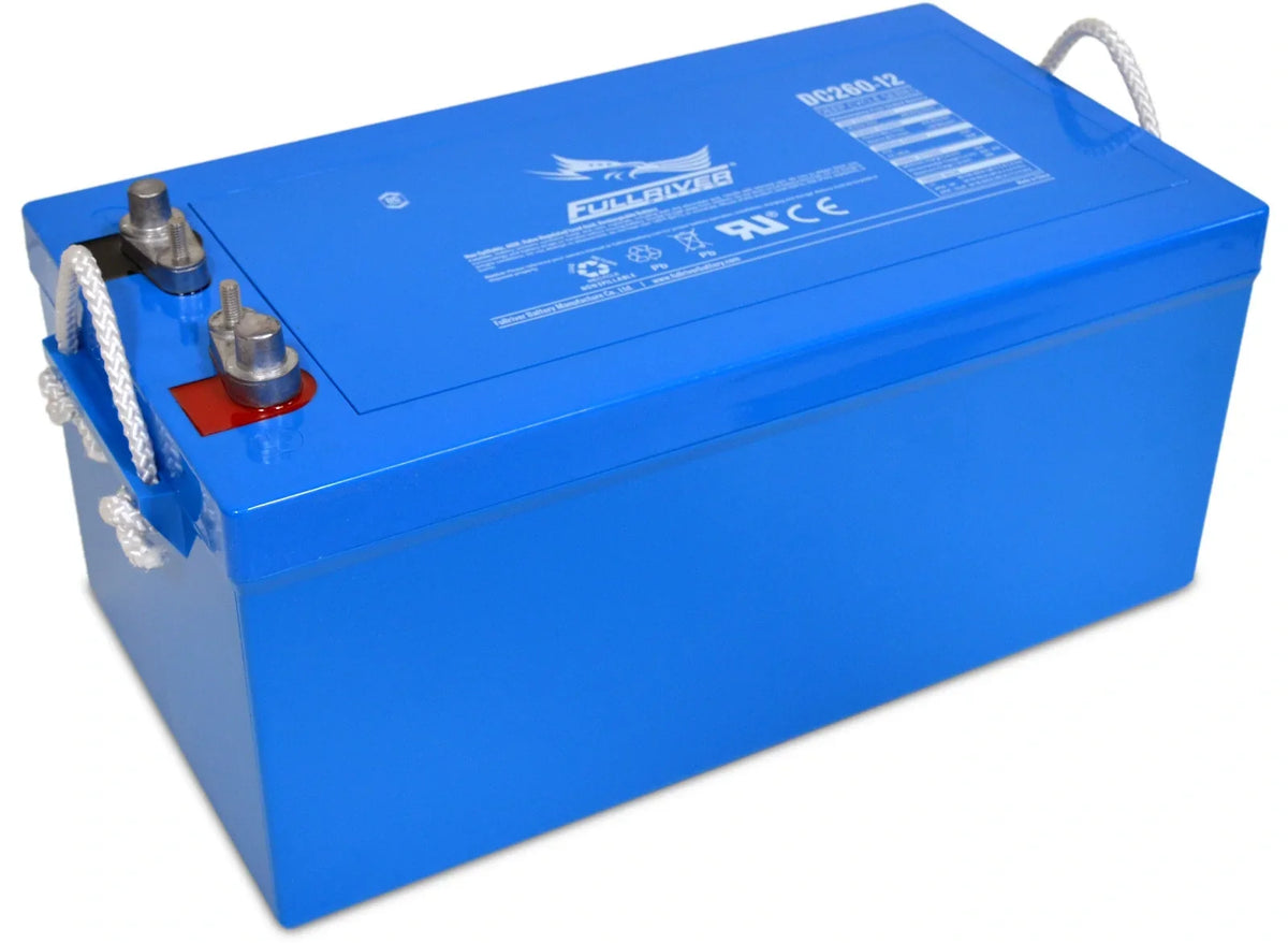 Fullriver Sealed AGM Battery, 12V 260 Ah Group 8D, DC260-12