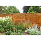 Forest Diamond Lattice Fence Topper - 6ft x 1ft