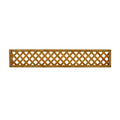 Forest Diamond Lattice Fence Topper - 6ft x 1ft