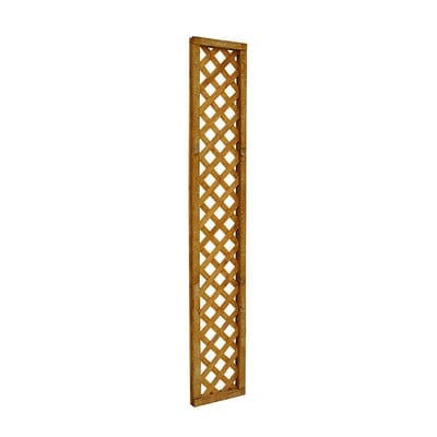 Forest Diamond Lattice Fence Topper - 6ft x 1ft