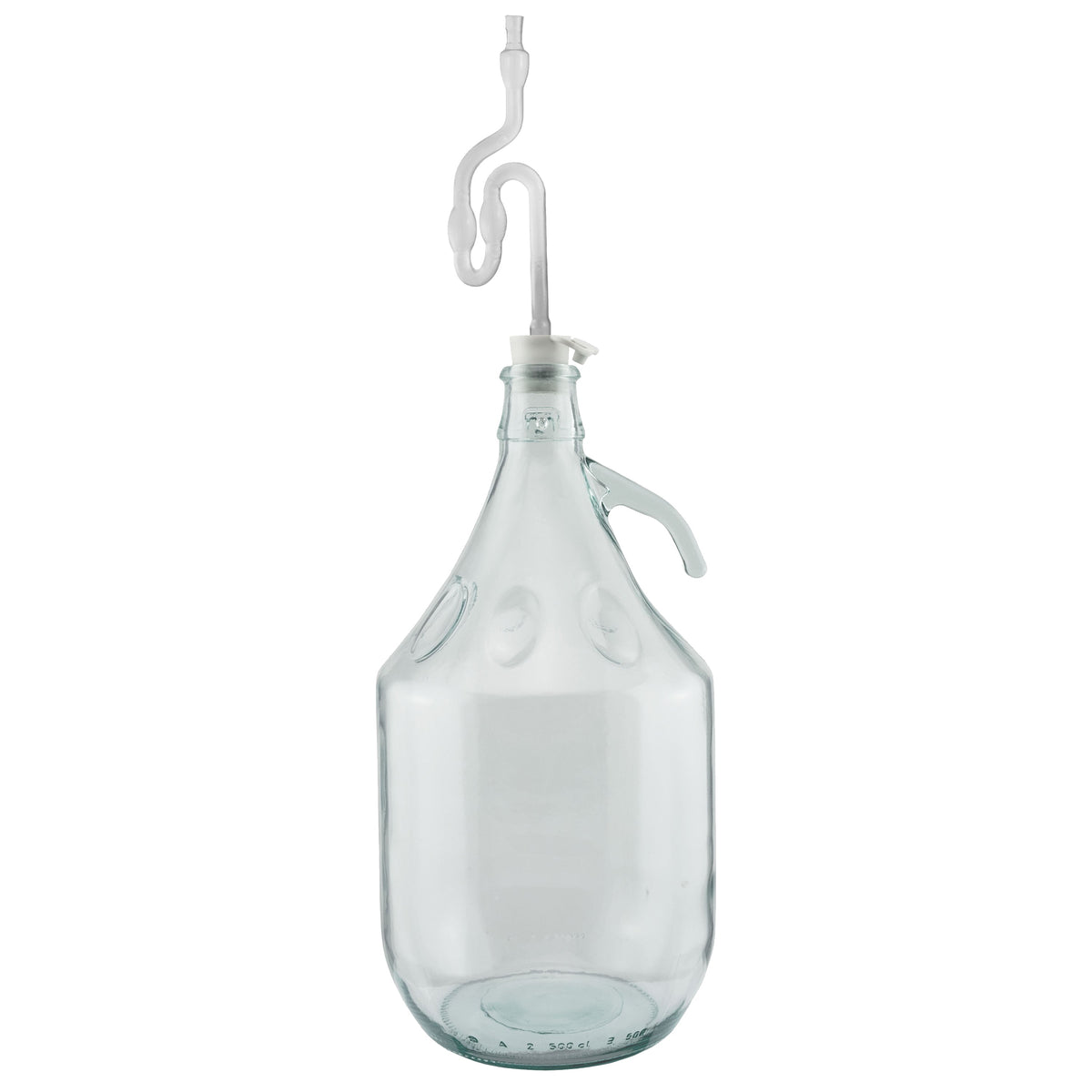 Glass Demijohn 5L 2 Pack Plain With Airlock & Bung
