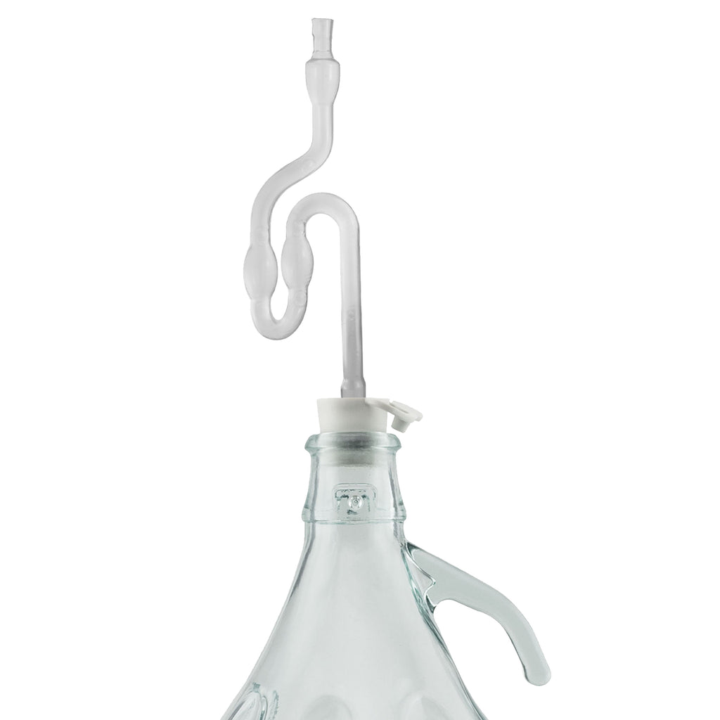 Glass Demijohn 5L 2 Pack Plain With Airlock & Bung