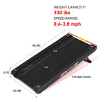 DeerRun Sleek Rise 1 15% Auto Incline Walking Pad for Cardio Training