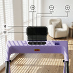 DeerRun All-New 2026 A1 Pro Move+  6% Incline Foldable Treadmill——Upgraded Chip & NFC Support | 350 lbs, 10 mph Dreamy Violet
