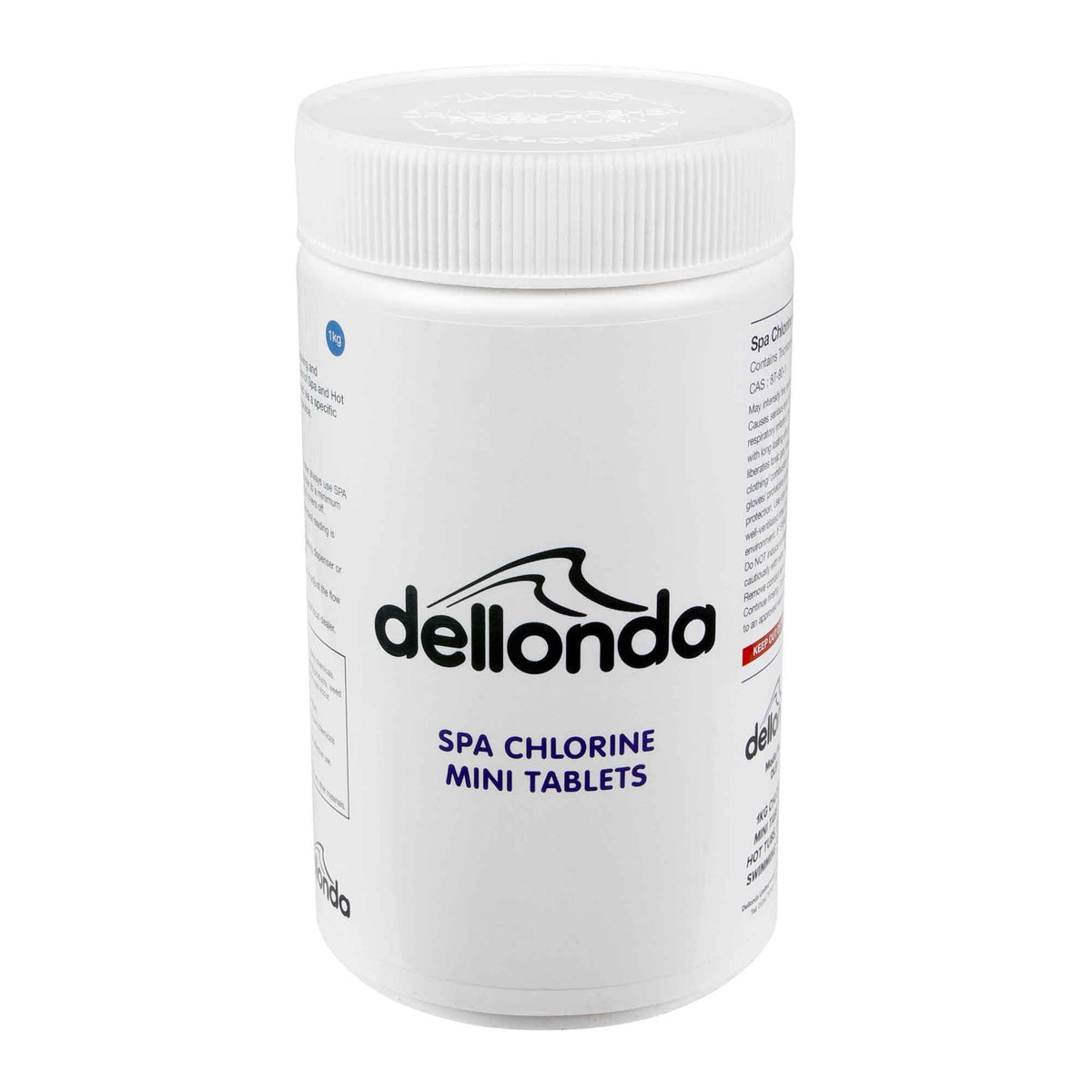 Hot Tub/Spa/Pool Chlorine Pack - Chemical Floater, 3-in-1 Test Strips, 1kg Chlorine Mini Tabs - DL97