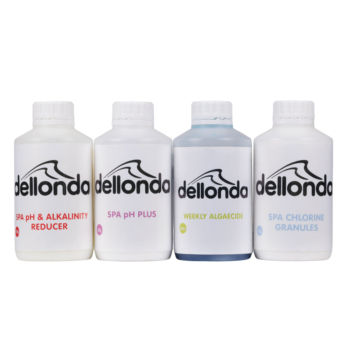 Swimming Pool Starter Kit - Chlorine, pH Increaser, pH Reducer & Algaecide