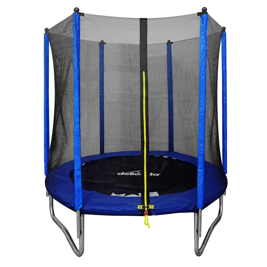 6ft Heavy-Duty Outdoor Trampoline for Kids with Safety Enclosure Net - DL66