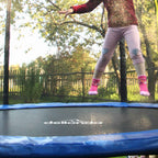 8ft Heavy-Duty Outdoor Trampoline For Kids with Safety Enclosure Net - DL67