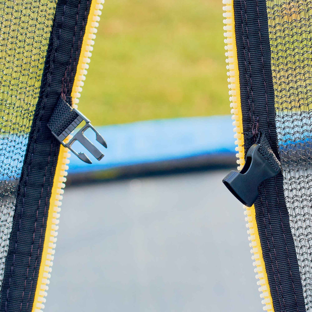 12ft Heavy-Duty Outdoor Trampoline for Kids with Safety Enclosure Net, Anchor Kit and Ladder - DL95