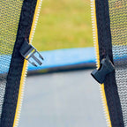 12ft Heavy-Duty Outdoor Trampoline for Kids with Safety Enclosure Net, Anchor Kit and Ladder - DL95
