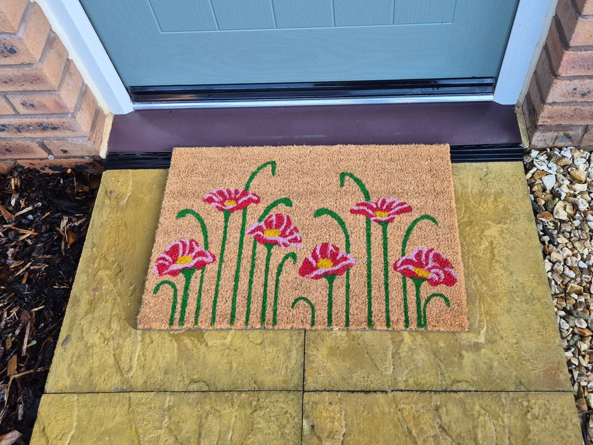 Doormat 60cm x 40cm - Poppy