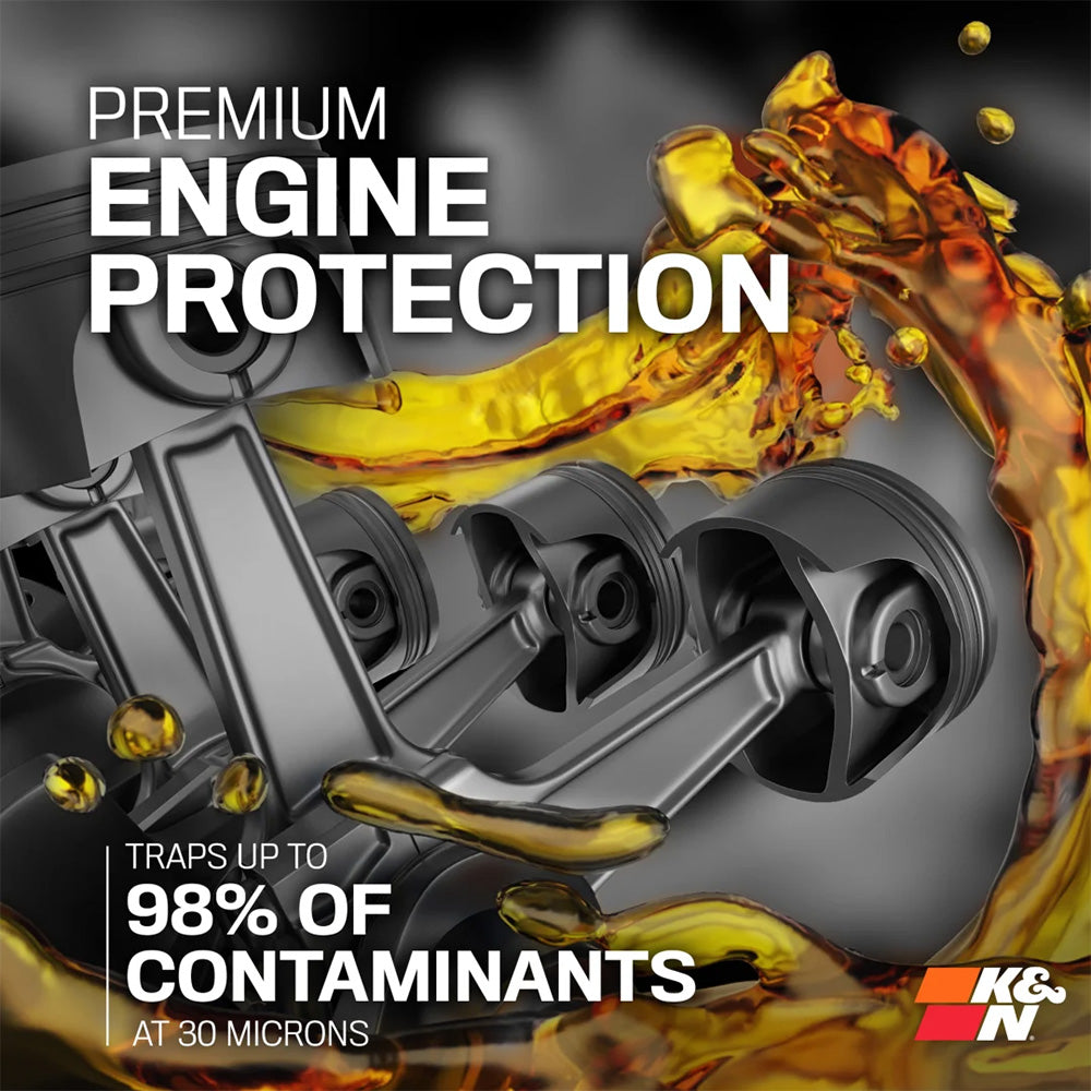 K&N Performance Spin-on Canister Engine Oil Filter HP-1003