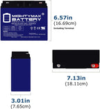Mighty Max 12V 22 AH GEL Rechargeable Maintenance Free SLA AGM Battery