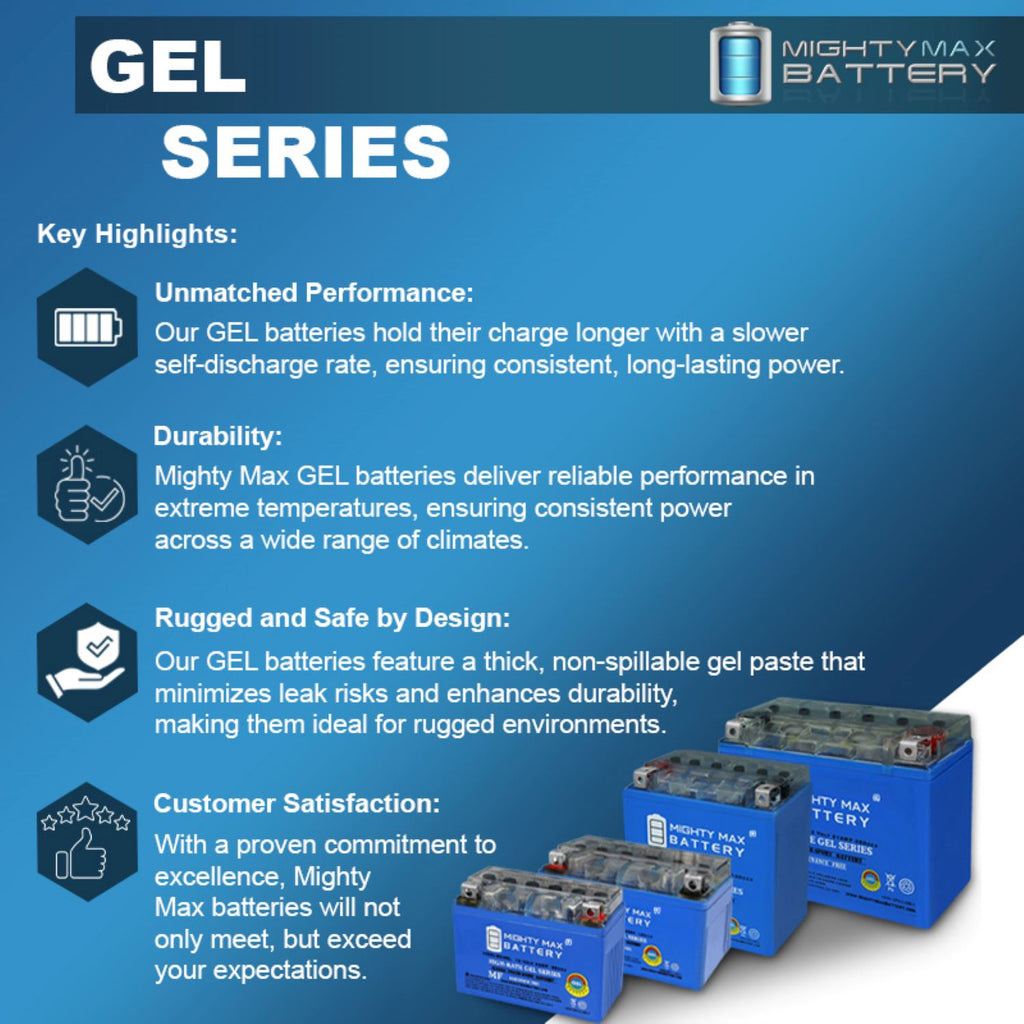 Mighty Max 12V 3 AH Rechargeable Maintenance Free SLA AGM Gel Battery