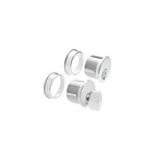 CRL Satin Anodized Keyed Cylinder/Thumbturn Combo - DRA1020SA