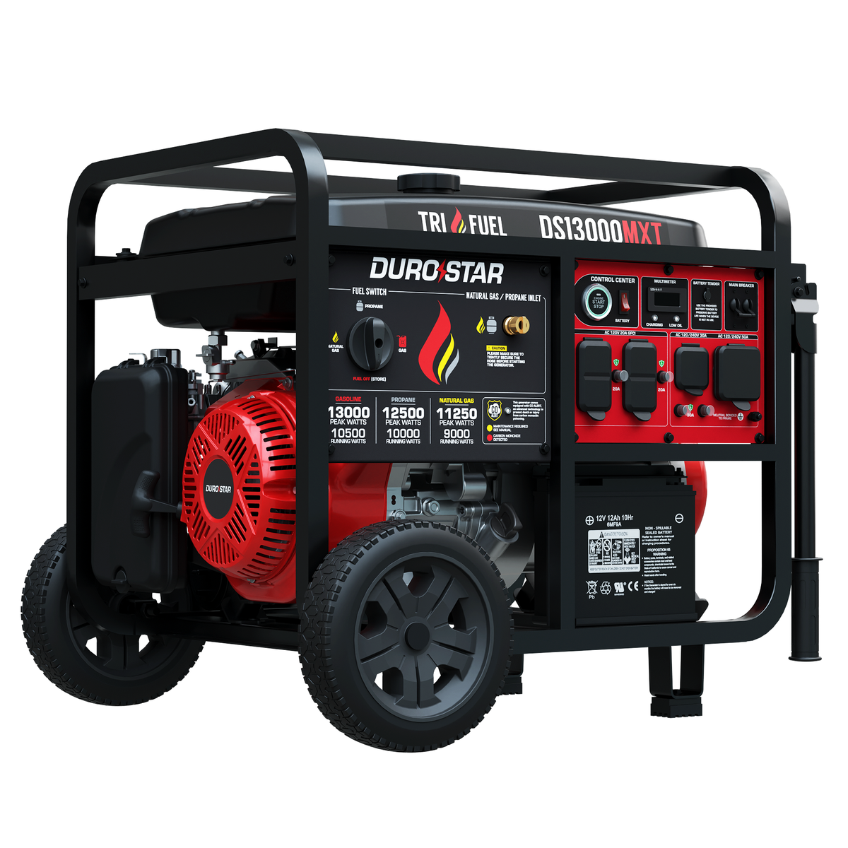13,000 Watt Tri Fuel Portable Generator w/ CO Alert