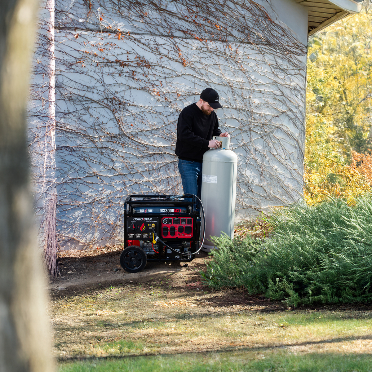 13,000 Watt Tri Fuel Portable Generator w/ CO Alert