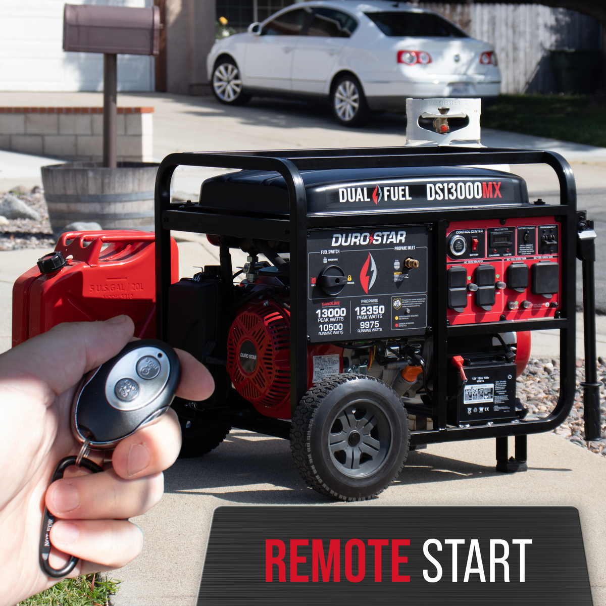 13,000 Watt Dual Fuel Portable Generator w/ CO Alert