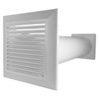 Through Wall Ventilation Kit Duo Smart DS4178 Vent with Brown External Vent
