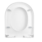 Loire D Shape Soft Close Toilet Seat - White