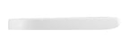 Loire D Shape Soft Close Toilet Seat - White