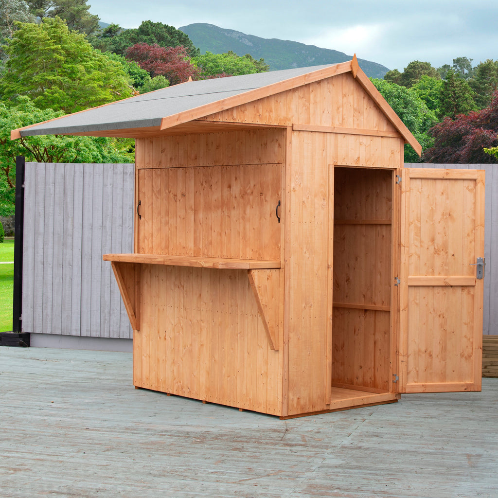 Garden Bar w/ Apex Roof - 6ft x 4ft