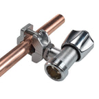 Brass Barbed Bib Tap FULL Connection Kit