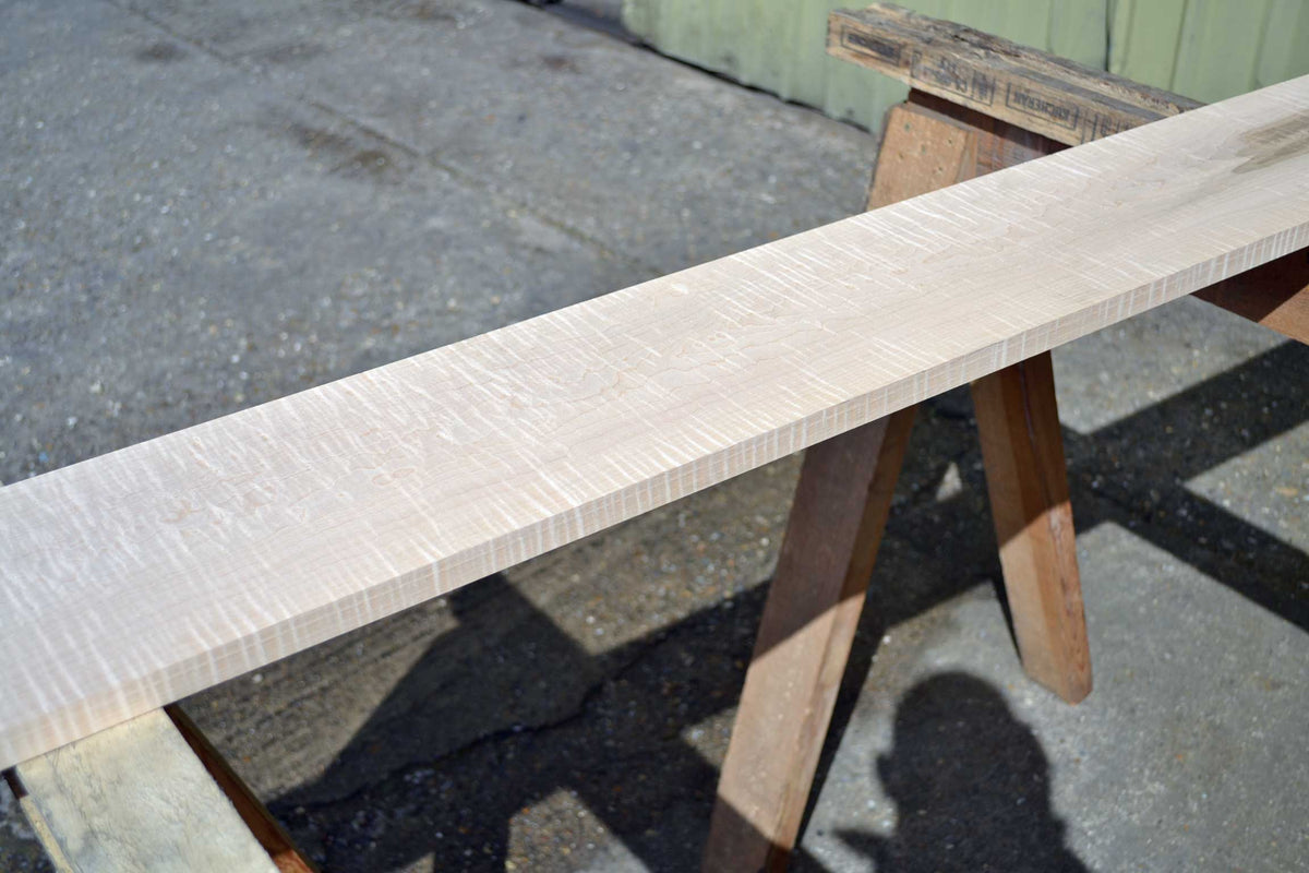 Tiger Stripe White Maple Board | AAA+ Figure 4 Sides