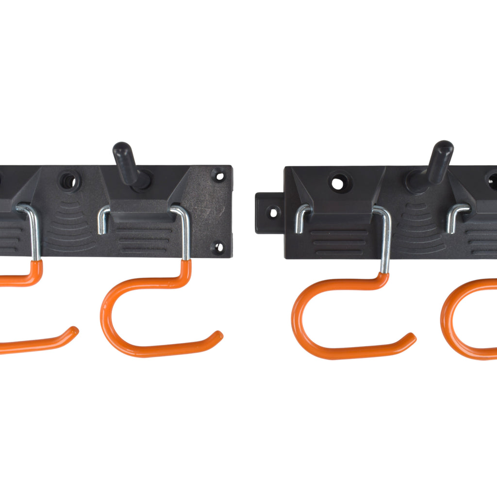 Tool Rail with Adjustable Peg Hooks and S Hanging Hooks