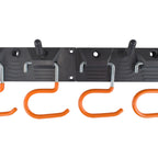 Tool Rail with Adjustable Peg Hooks and S Hanging Hooks