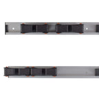 Wall Mount Tool Holder Rail - Gripper Design (5 Handles)