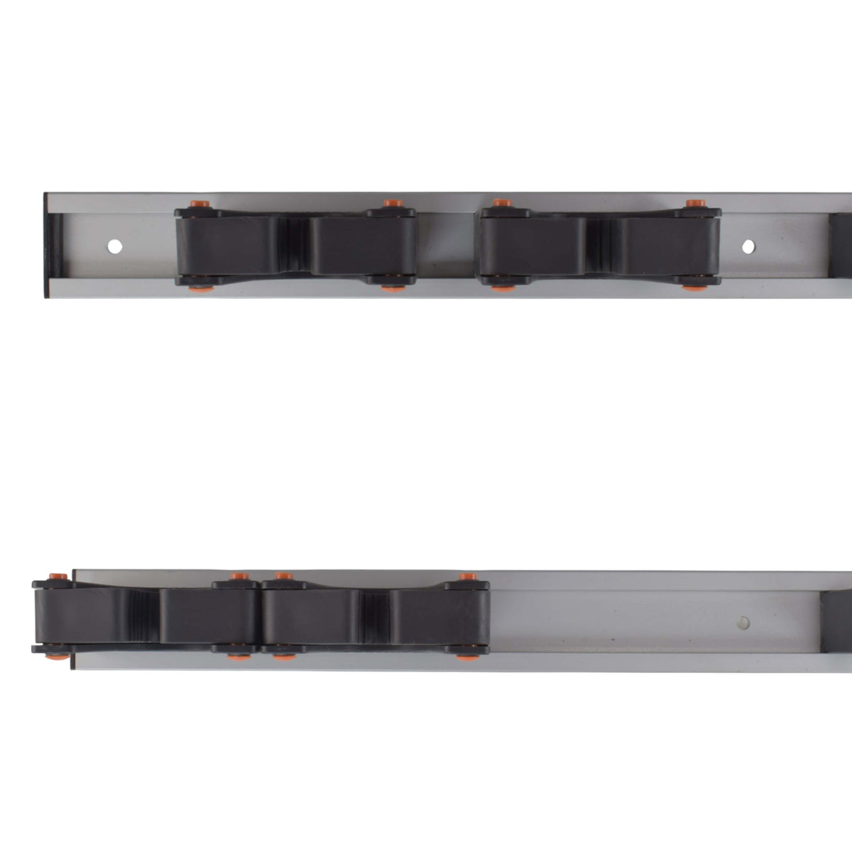Wall Mount Tool Holder Rail - Gripper Design (5 Handles)