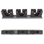 Wall Mount Tool Holder Rail - Gripper Design (3 Handles)