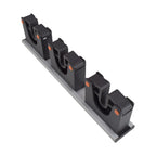 Wall Mount Tool Holder Rail - Gripper Design (3 Handles)