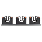 Wall Mount Tool Holder Rail - Gripper Design (3 Handles)