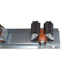 Wall Mount Tool Holder Rail - Roller Grip Design (5 Handles)