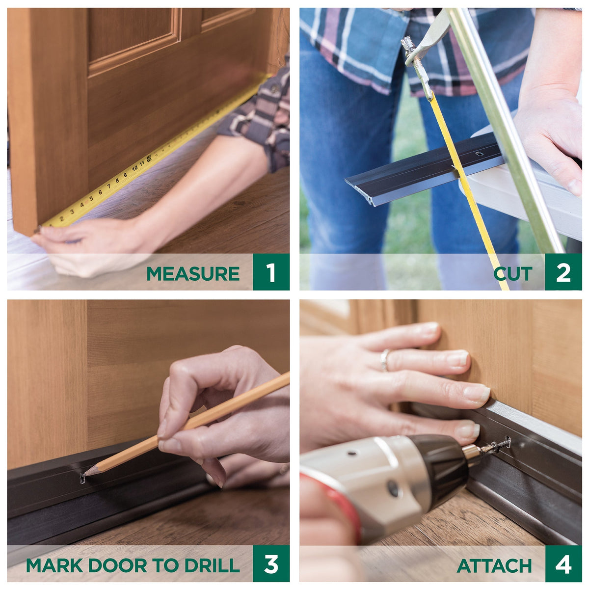 Vinyl Economy Self-adhesive Door Sweep