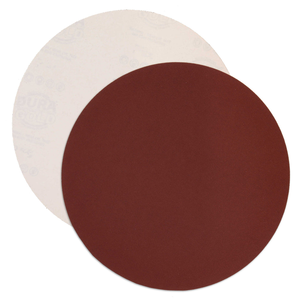 Premium 10" PSA Sanding Discs - 180 Grit (Box of 8) - Sandpaper Discs with Self Adhesive, Fast Cutting Aluminum Oxide, Drywall, Floor, Wood