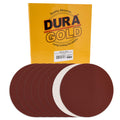 Premium 10" PSA Sanding Discs - 180 Grit (Box of 8) - Sandpaper Discs with Self Adhesive, Fast Cutting Aluminum Oxide, Drywall, Floor, Wood